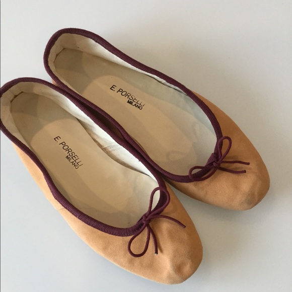 e porselli ballet flats